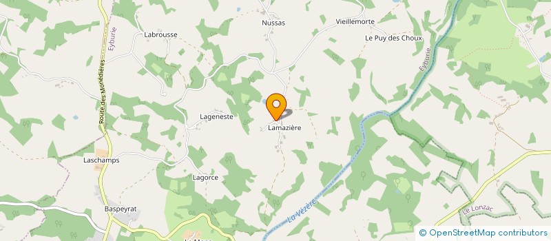 localisation de l'entreprise MADAME FRANCOISE PASQUE  EYBURIE