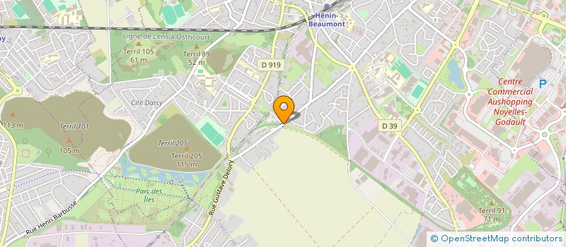 localisation de l'entreprise MADAME FRANCOISE PATIN à HENIN BEAUMONT