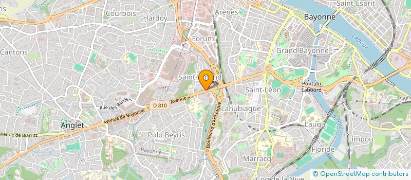 localisation de l'entreprise MADAME FRANCOISE PATOIR à BAYONNE