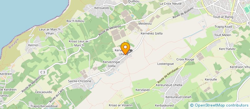 localisation de l'entreprise MADAME FRANCOISE PAUGAM à PLOUGASTEL-DAOULAS