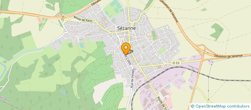 localisation de l'entreprise MADAME FRANCOISE PAULETTE WELCH  SEZANNE