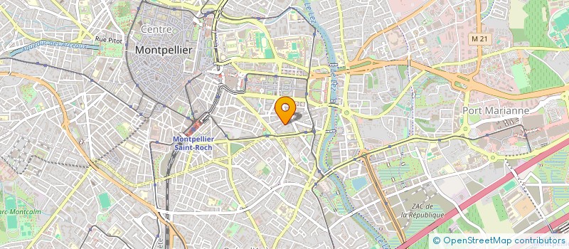 localisation de l'entreprise MADAME FRANCOISE PEBRE à MONTPELLIER