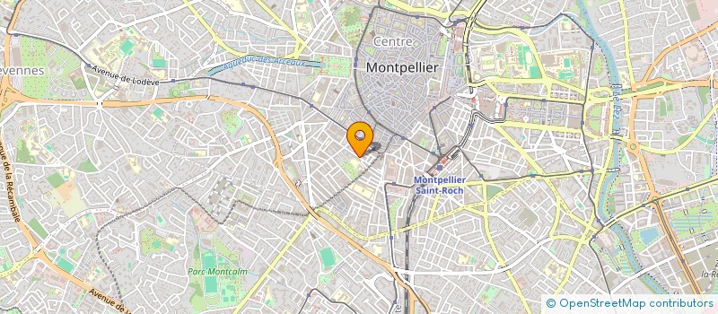 localisation de l'entreprise MADAME FRANCOISE PELLET à MONTPELLIER