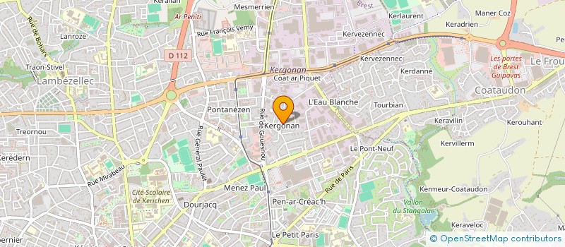 localisation de l'entreprise MADAME FRANCOISE PENVERN à BREST
