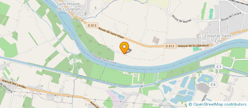 localisation de l'entreprise MADAME FRANCOISE PERE  COLAYRAC-SAINT-CIRQ