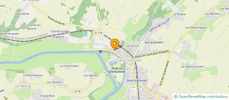 localisation de l'entreprise MADAME FRANCOISE PEREZ  SAINT-SATURNIN-DU-BOIS