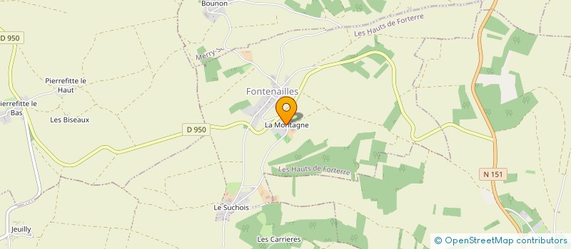 localisation de l'entreprise MADAME FRANCOISE PERRAULT à LES HAUTS DE FORTERRE