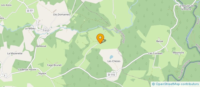 localisation de l'entreprise MADAME FRANCOISE PERRET  FEYT