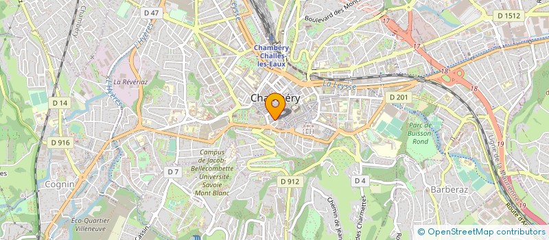 localisation de l'entreprise MADAME FRANCOISE PERRIER à CHAMBERY