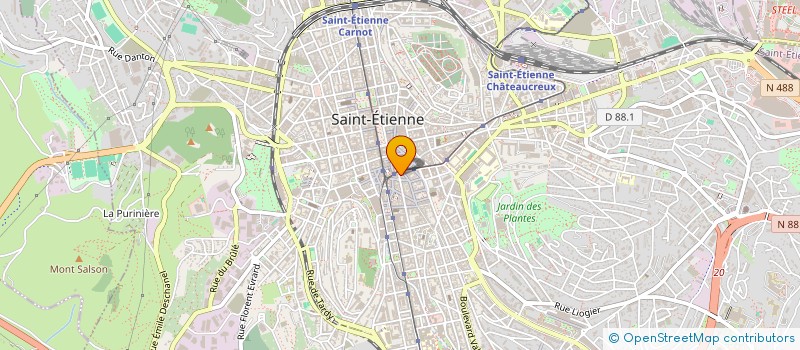 localisation de l'entreprise MADAME FRANCOISE PERRIN à SAINT-ETIENNE