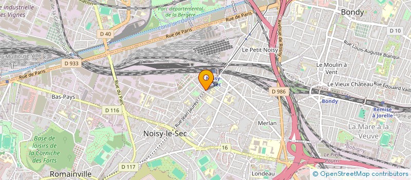localisation de l'entreprise MADAME FRANCOISE PERROCHEAU à NOISY-LE-SEC