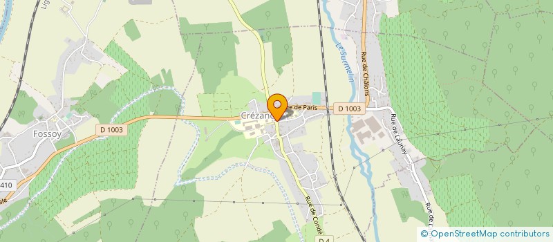 localisation de l'entreprise MADAME FRANCOISE PERROT à CREZANCY