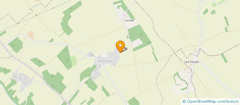 localisation de l'entreprise MADAME FRANCOISE PESCHET  L'HOSMES