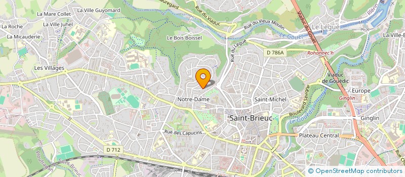 localisation de l'entreprise MADAME FRANCOISE PESLHERBE à SAINT-BRIEUC