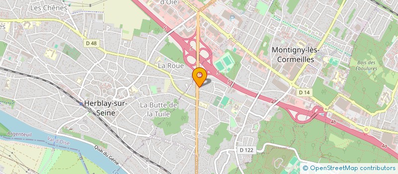 localisation de l'entreprise MADAME FRANCOISE PETIT à MONTIGNY-LES-CORMEILLES