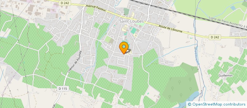 localisation de l'entreprise MADAME FRANCOISE PETIT à SAINT-LOUBES
