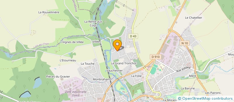 localisation de l'entreprise MADAME FRANCOISE PETIT  NEUVILLE-SUR-BRENNE