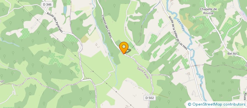 localisation de l'entreprise MADAME FRANCOISE PETIT  SAINT-FAUST