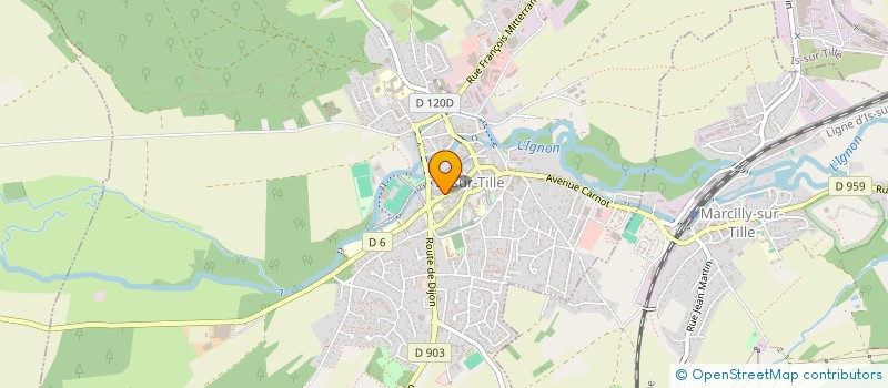 localisation de l'entreprise MADAME FRANCOISE PETIT à IS-SUR-TILLE