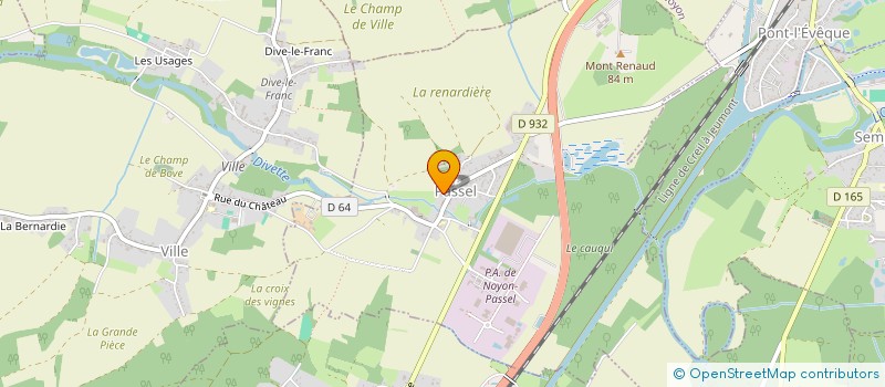 localisation de l'entreprise MADAME FRANCOISE PETREAUX à PASSEL