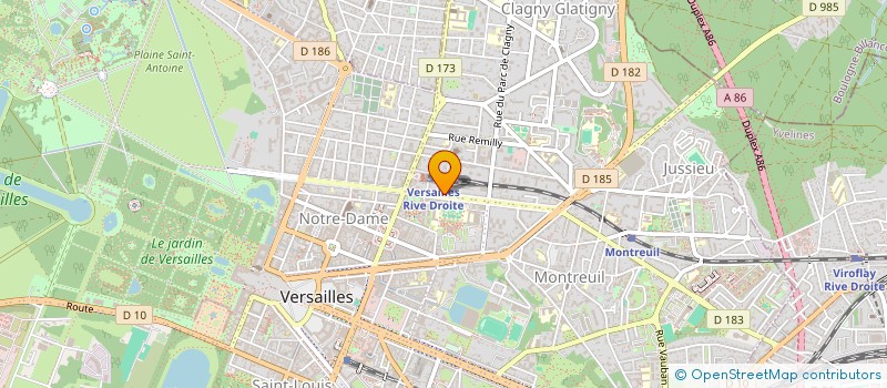 localisation de l'entreprise MADAME FRANCOISE PETREL à VERSAILLES