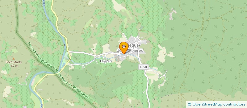 localisation de l'entreprise MADAME FRANCOISE PEYTAY  SAINT-JEAN-DE-BARROU