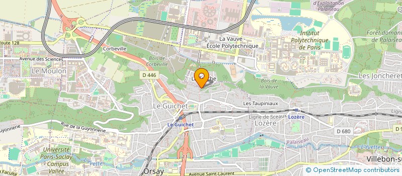 localisation de l'entreprise MADAME FRANCOISE PHELIPPEAU à ORSAY