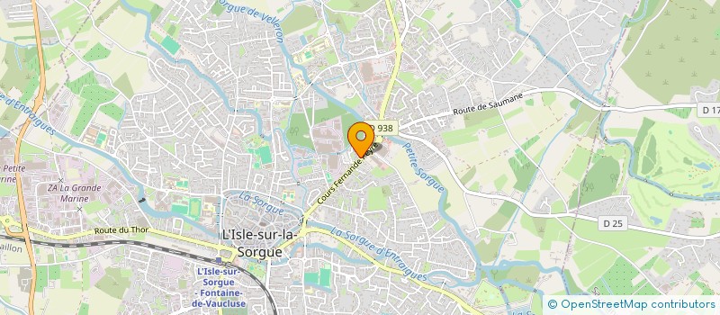 localisation de l'entreprise MADAME FRANCOISE PICCA  L'ISLE-SUR-LA-SORGUE