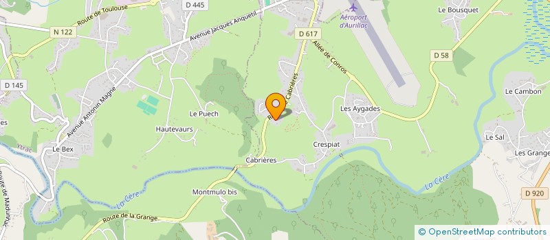 localisation de l'entreprise MADAME FRANCOISE PICOT DE MORAS à ARPAJON-SUR-CERE