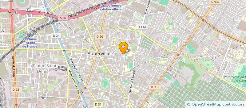 localisation de l'entreprise MADAME FRANCOISE PIGNAULT à AUBERVILLIERS