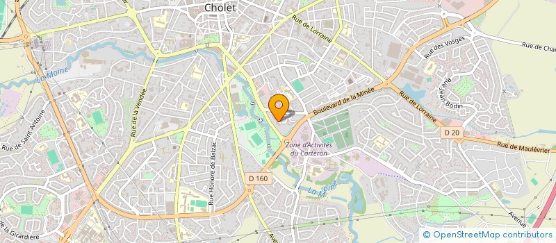 localisation de l'entreprise MADAME FRANCOISE PINEAU à CHOLET