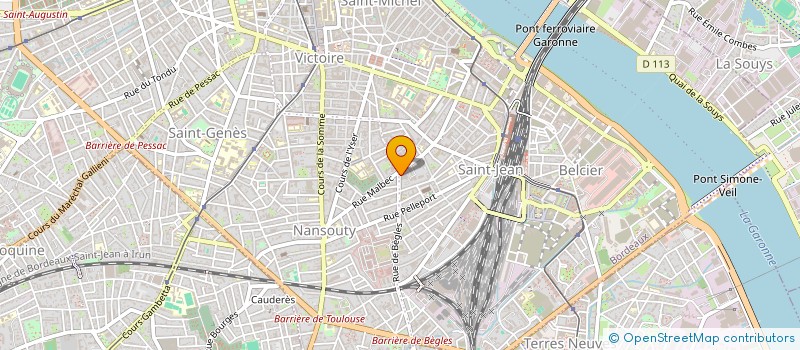 localisation de l'entreprise MADAME FRANCOISE PIOLOU  BORDEAUX