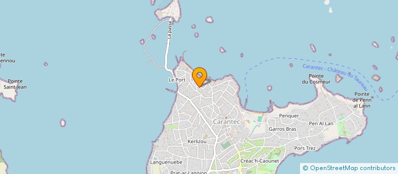 localisation de l'entreprise MADAME FRANCOISE PIRONET  CARANTEC