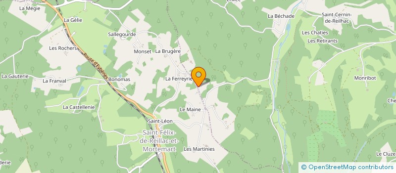 localisation de l'entreprise MADAME FRANCOISE PISANI à ROUFFIGNAC-ST-CERNIN-DE-REILHAC