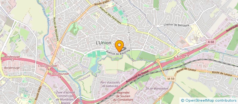 localisation de l'entreprise MADAME FRANCOISE PITAULT à L'UNION