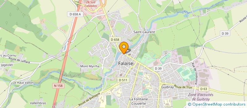 localisation de l'entreprise MADAME FRANCOISE PITCHOUT à FALAISE