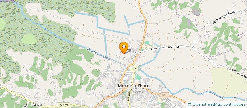 localisation de l'entreprise MADAME FRANCOISE PLUMAIN à MORNE A L'EAU