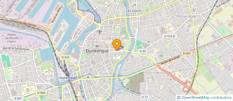 localisation de l'entreprise MADAME FRANCOISE POISSONNIER à DUNKERQUE