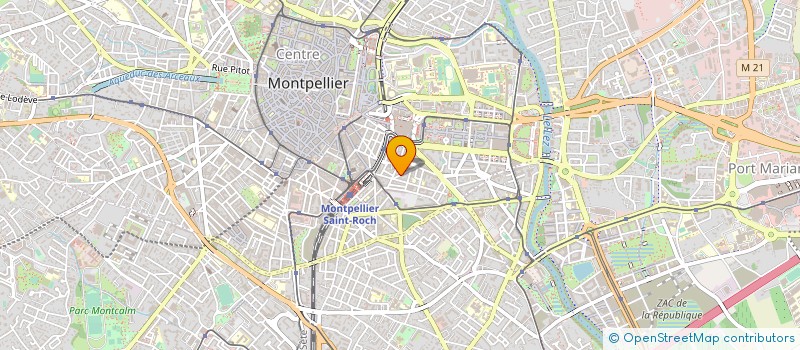localisation de l'entreprise MADAME FRANCOISE POITE à MONTPELLIER