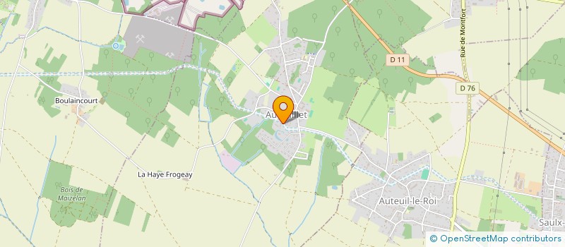 localisation de l'entreprise MADAME FRANCOISE POMMET  AUTOUILLET