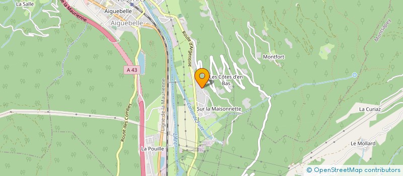 localisation de l'entreprise MADAME FRANCOISE POMMIER à VAL-D'ARC