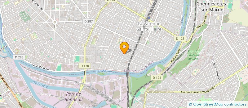 localisation de l'entreprise MADAME FRANCOISE PONS à SAINT-MAUR-DES-FOSSES