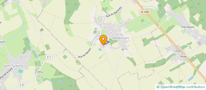 localisation de l'entreprise MADAME FRANCOISE PORTIER  ABBECOURT