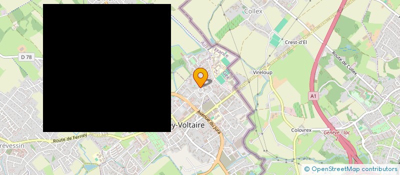 localisation de l'entreprise MADAME FRANCOISE PORTOIS à FERNEY-VOLTAIRE