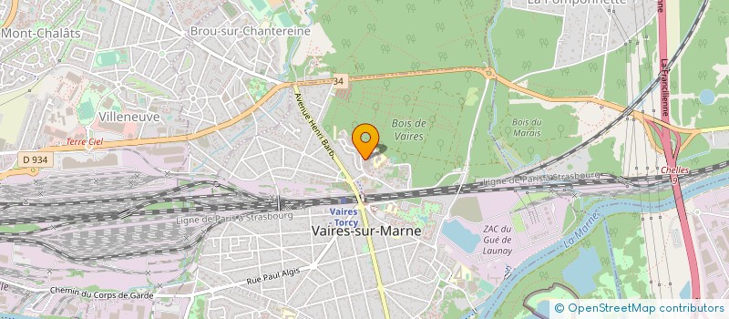 localisation de l'entreprise MADAME FRANCOISE POSTIC à VAIRES-SUR-MARNE