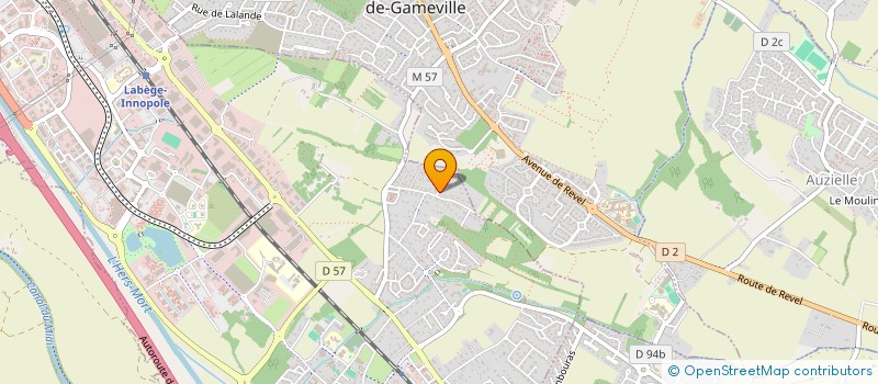 localisation de l'entreprise MADAME FRANCOISE POTIER  LABEGE