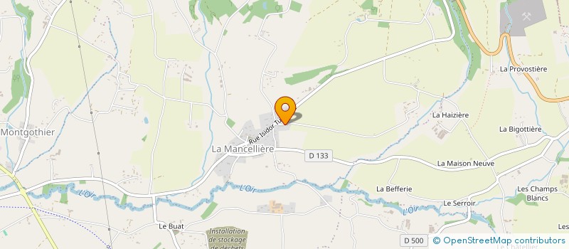 localisation de l'entreprise MADAME FRANCOISE POULLAIN  ISIGNY-LE-BUAT