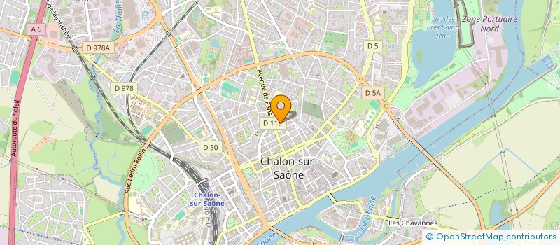 localisation de l'entreprise MADAME FRANCOISE POULNOT à CHALON-SUR-SAONE