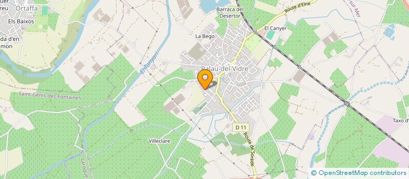 localisation de l'entreprise MADAME FRANCOISE POUS  PALAU-DEL-VIDRE
