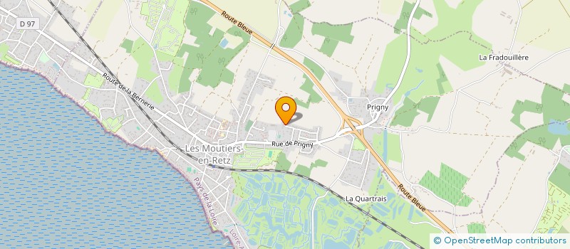 localisation de l'entreprise MADAME FRANCOISE POUTIER à LES MOUTIERS-EN-RETZ